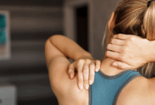What Is Osteopathy and How Can It Help with Neck Pain? 5 Girl suffering with neck pain